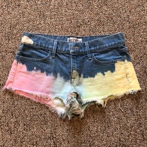 Designer Fringe Jean Shorts